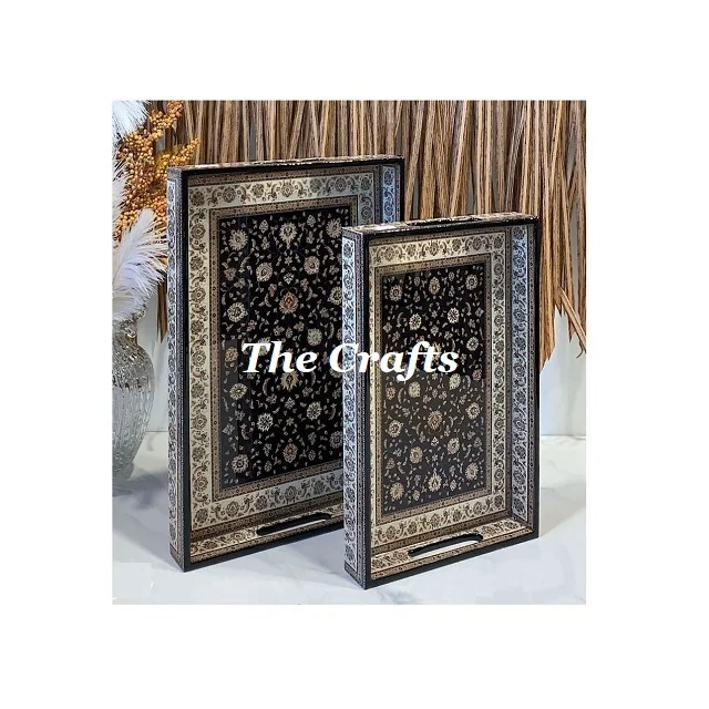 Attractive Design Wooden Islamic Dates Serving Tray Customized Size And Attractive Design Wooden Islamic Dates Serving Tray Customized Size And