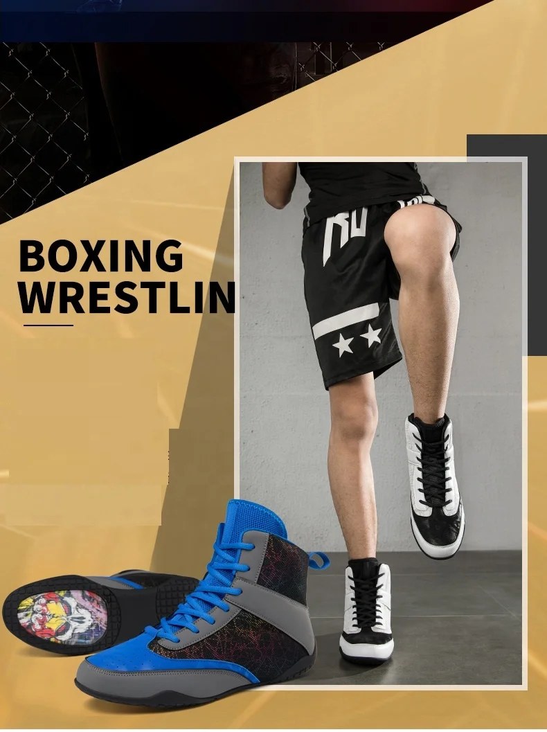 Best Boxing Wear Shoes For Wrestling Or Kick Boxing In White Color With
