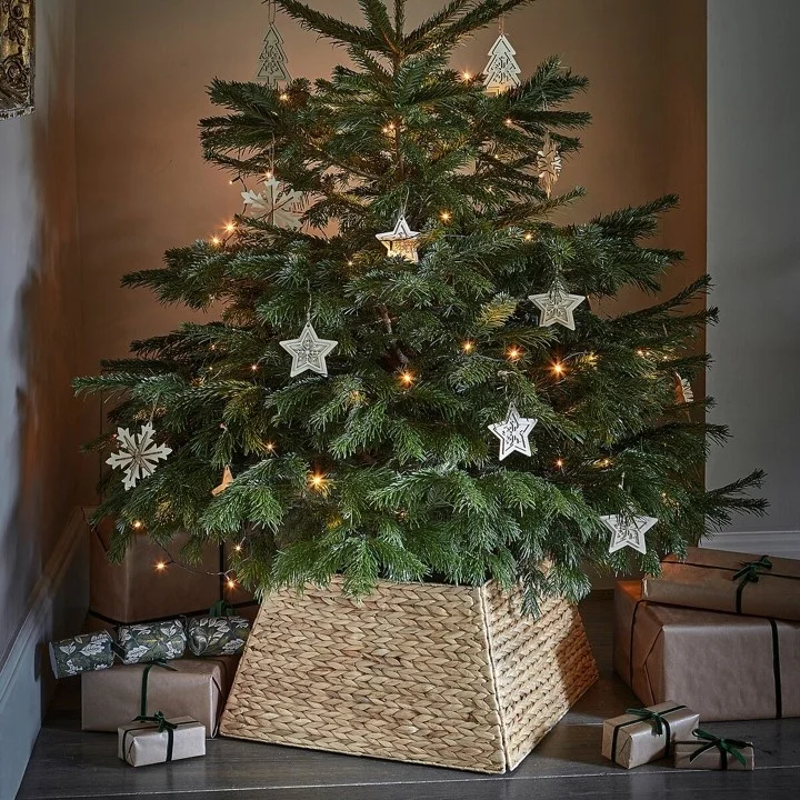 Farmhouse Woven Seagrass Tree Basket Decorations Natural Hyacinth