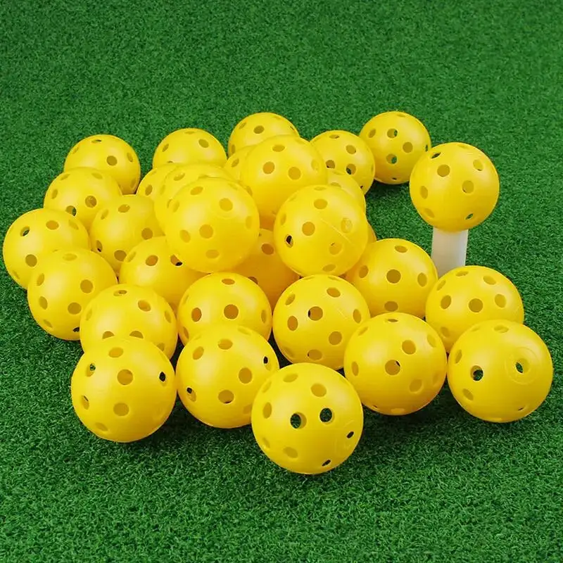Wholesale 26 Holes Airflow Colored Plastic Golf Practice Ball Plastic