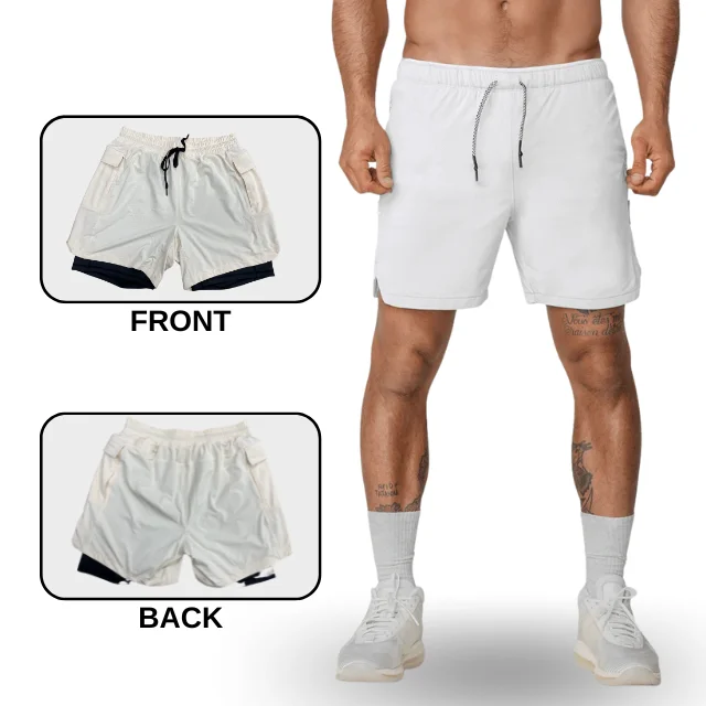 Waterproof Custom Mens Workout Shorts Sport Running Gym Custom