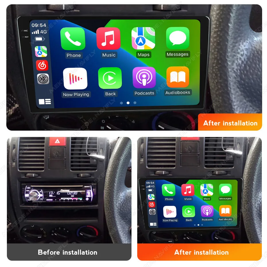 MEKEDE MS Android WIFI Car Radio Player Stereo for HYUNDAI GETZ 2002-2011 GPS Navigation System 360 Camera with BT DVR