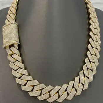 Diamond Cuban Link Chain Moissanite Diamond Cuban Link Chain,Hip Hop