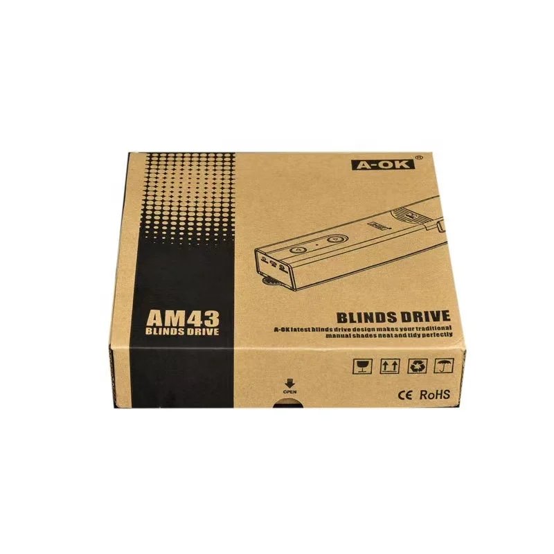 AM43 Chain Motor Manual Change to Electric Solar Panel Phone App Control Smart Home Motor