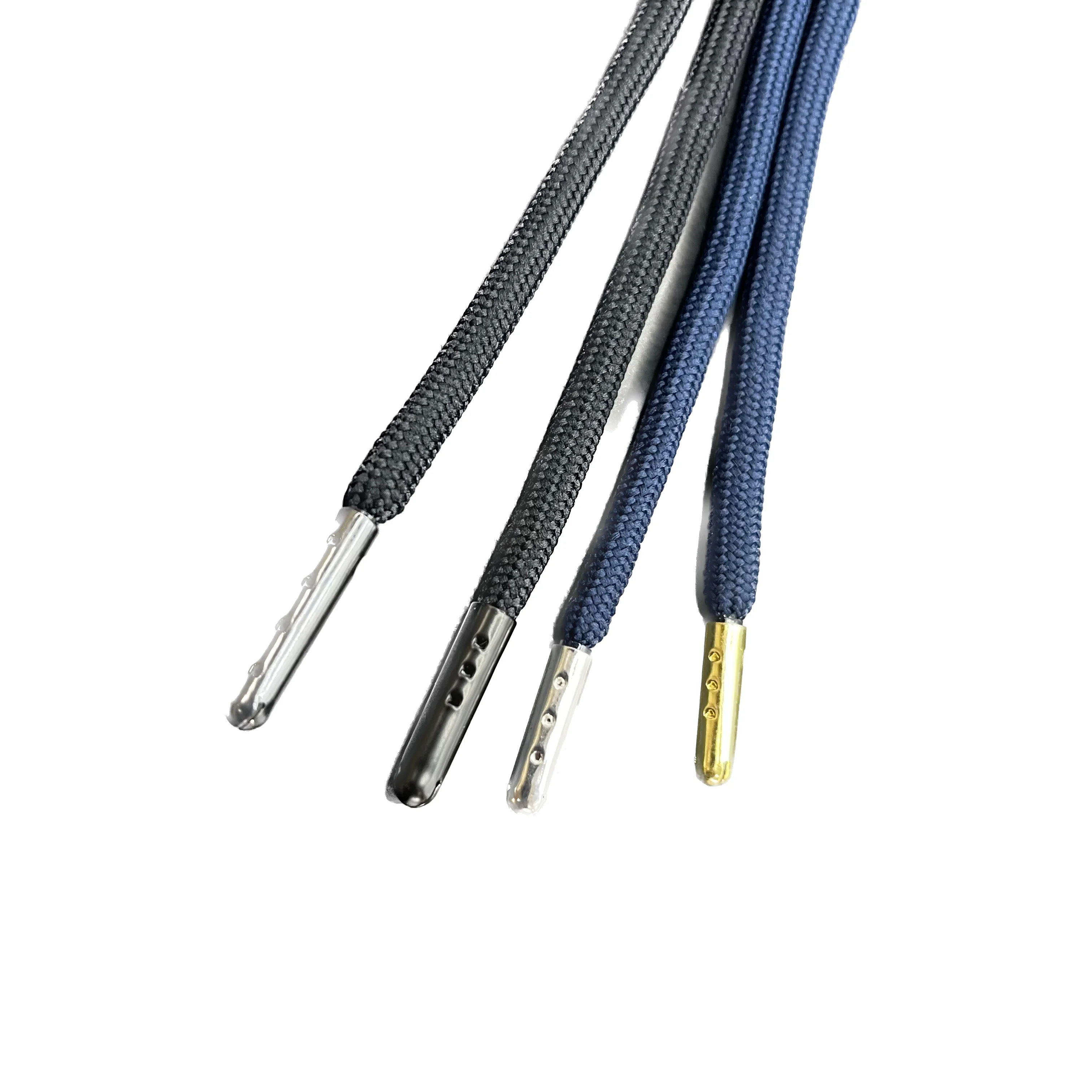Navy Blue Polyester Cord Round Drawcord Hoodie String with Plastic Tips ...