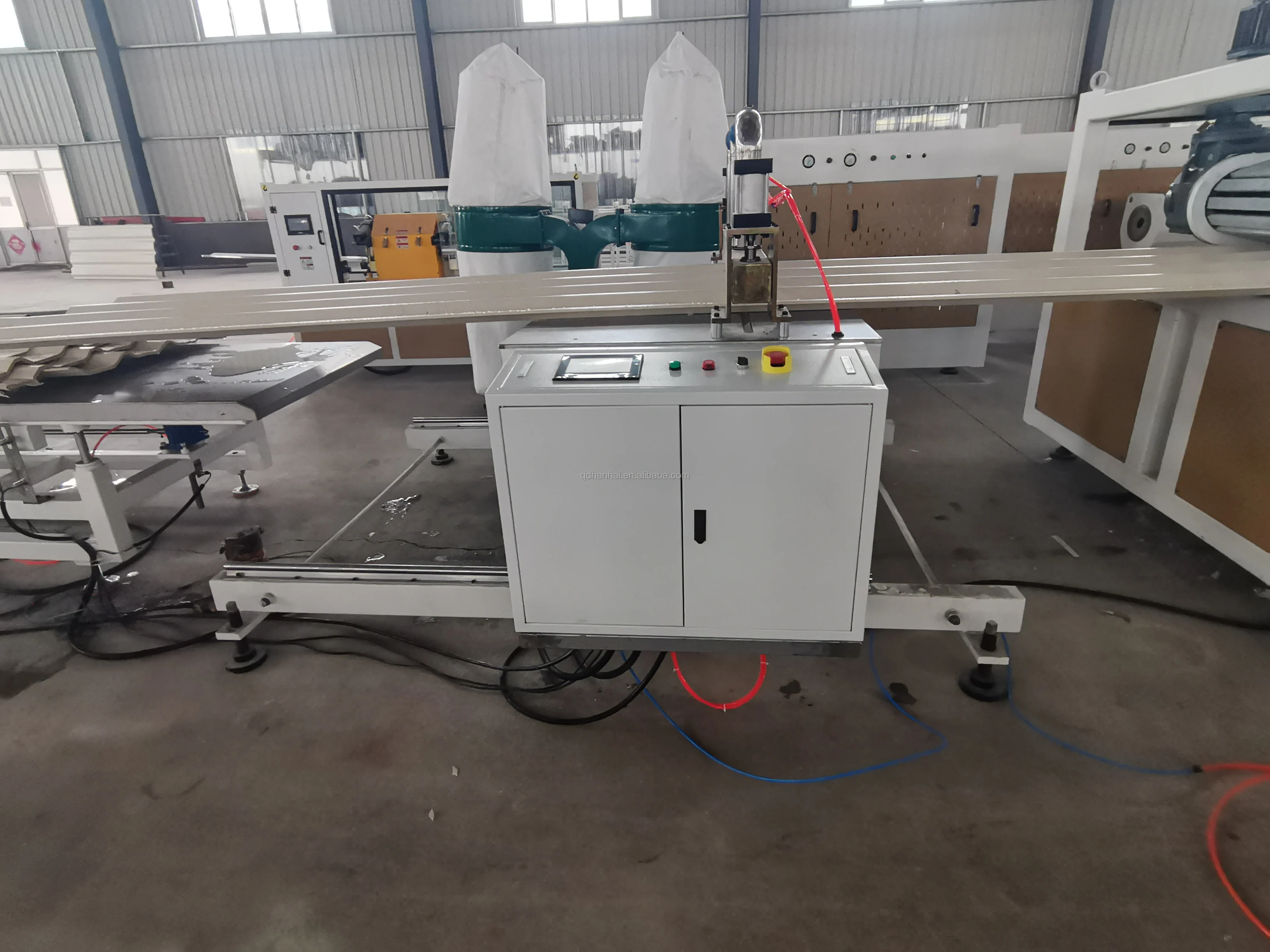 Recycled Glazed Tile Roofing ASA PVC Plastic Trapezoidal Roof Sheet Forming Extruder Manufacturing Making Machine