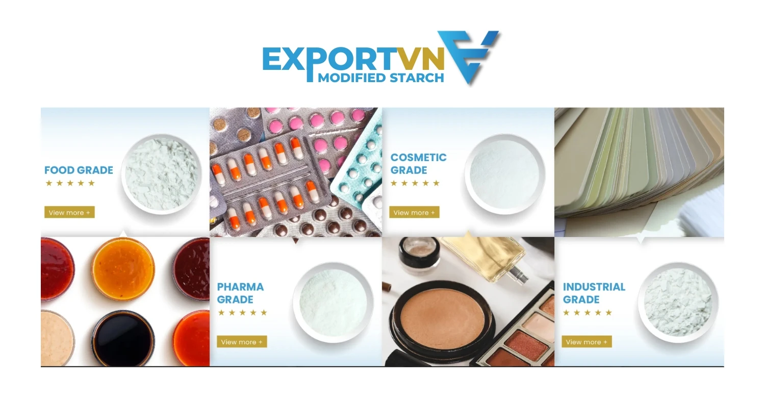 Modified Starch E1422 Pregelatinized Tapioca Starch For Mayonnaise From Exportvn Factory Buy