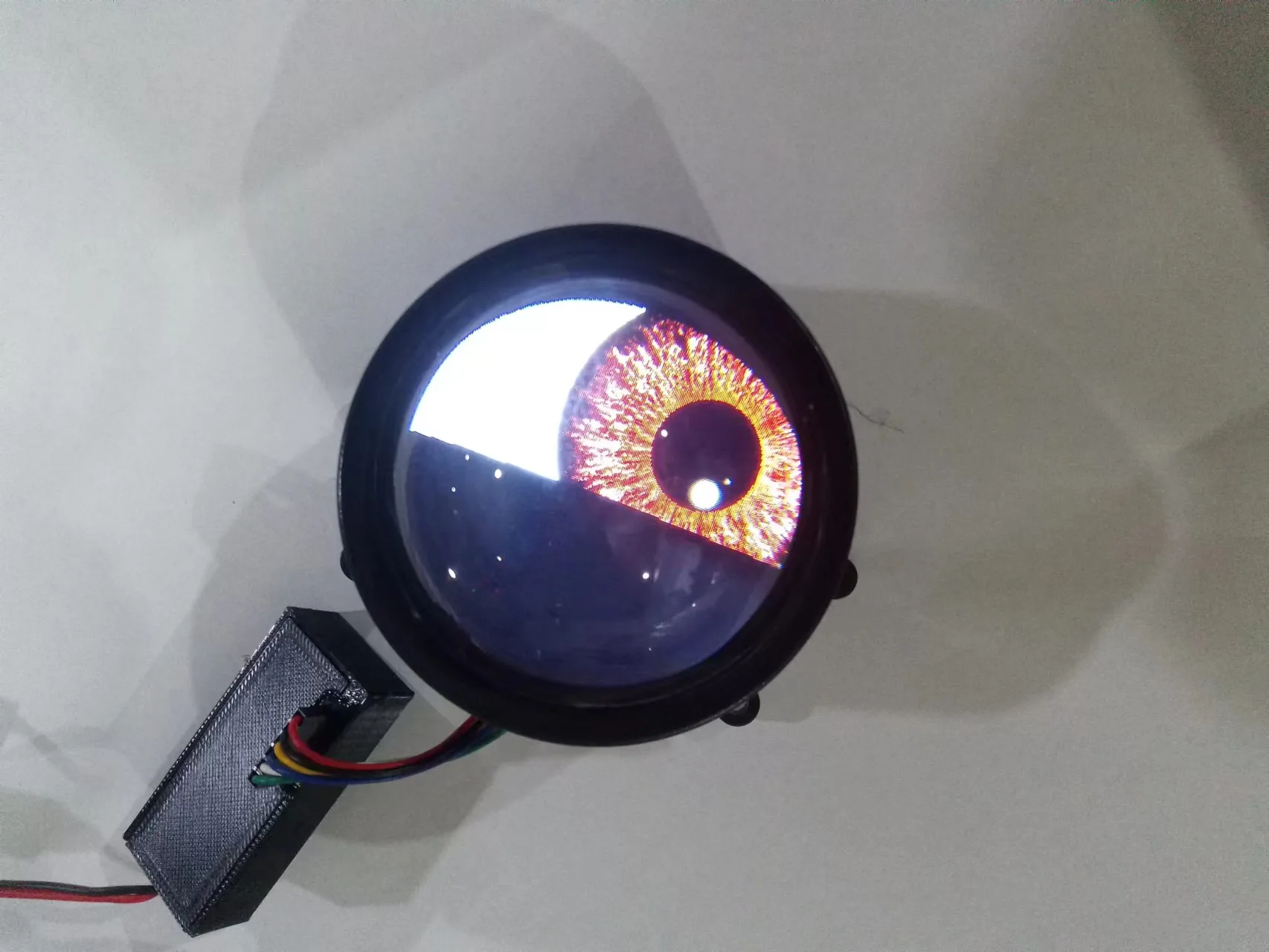 Universal Blink Demon Eyes Devil Led Headlight Lens 12V 3 Inch Bi Led Projector Car Led Headlights Eye Light