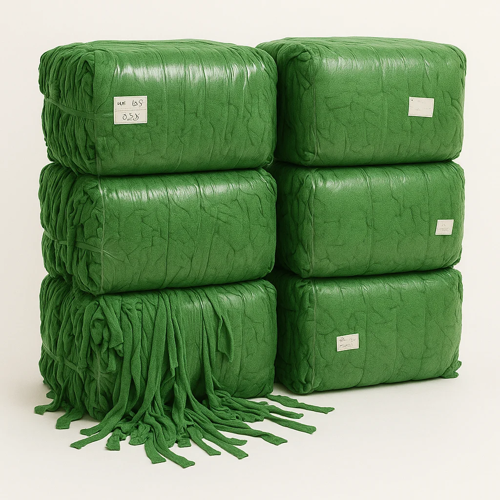 Industrial Use 100% Pure Cotton Dark Color 10kg Bales of Multi-Cut Used Clothing Rags US Origin Brandmar Group LLC - Image 2
