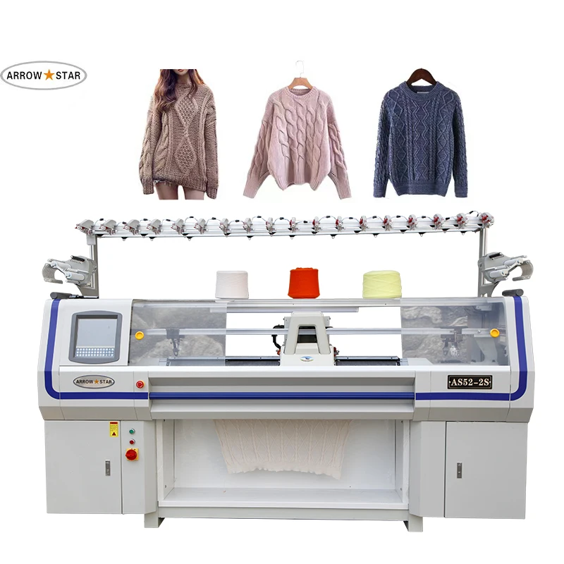 Similar 520HP Type Jacquard Computerized  Flat Knitting Machines Multi Gauge