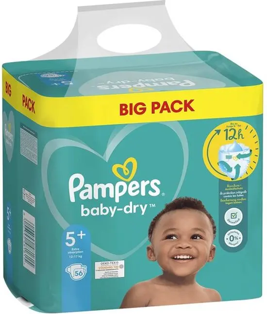 Pampers Baby Dry Pampers Disposable Nappies For Babies - Buy Pampers ...