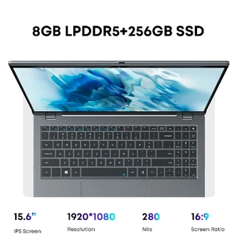 未使用 CHUWI GemiBook Plus N100 16GB 512GB CHUWI Gemibook Plus Laptop - 15.6