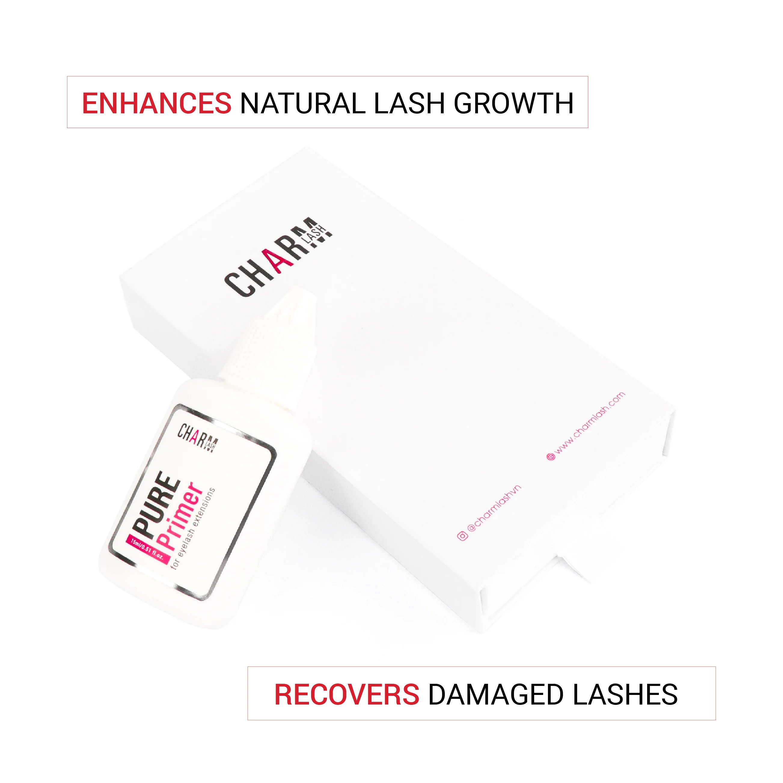 Lash Primer And Bonder Conditioning Fast Dry Boost Retention Eyelash