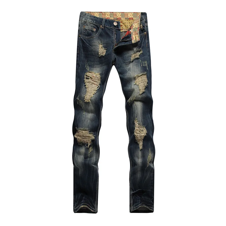 pantaloni casual da uomo estivi personalizzati in denim gamba dritta pantaloni strappati pantaloni Jean pantaloncini Pakistan fornitori pantaloni in tessuto di cotone Man291_voghion.com