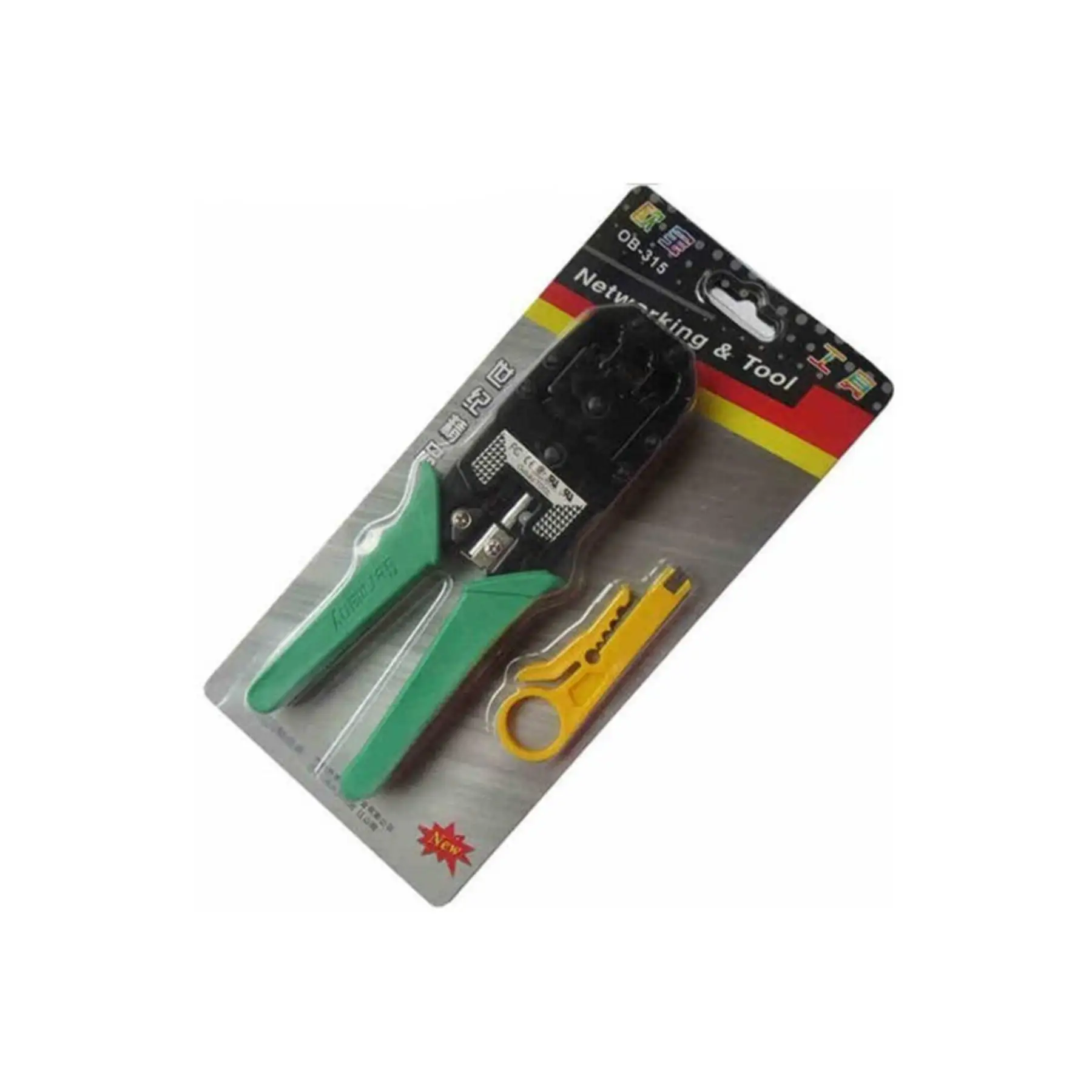 Ob-315 RJ-45/ RJ-11/ RJ-12 Jack Crimping Pliers Cable Stripper