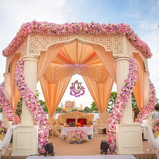 Traditional Indian Frp Mandap With Intricate Design Details For Royal ...