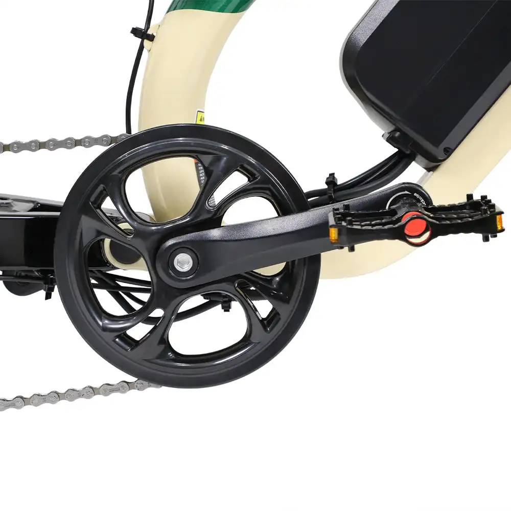 Onesport W66 Moto-Style E-Bike Steel body frame Multifunctional LCD screen 7-speed transmission Shock-absorbing front fork