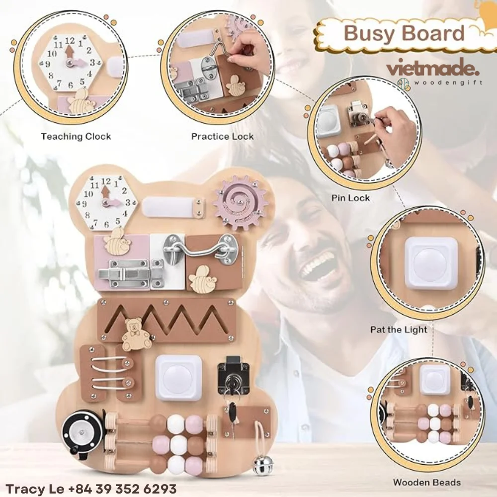 Busy board   montessori   tableau d'activités sensorielles : enfants autres jeux jou s par maman