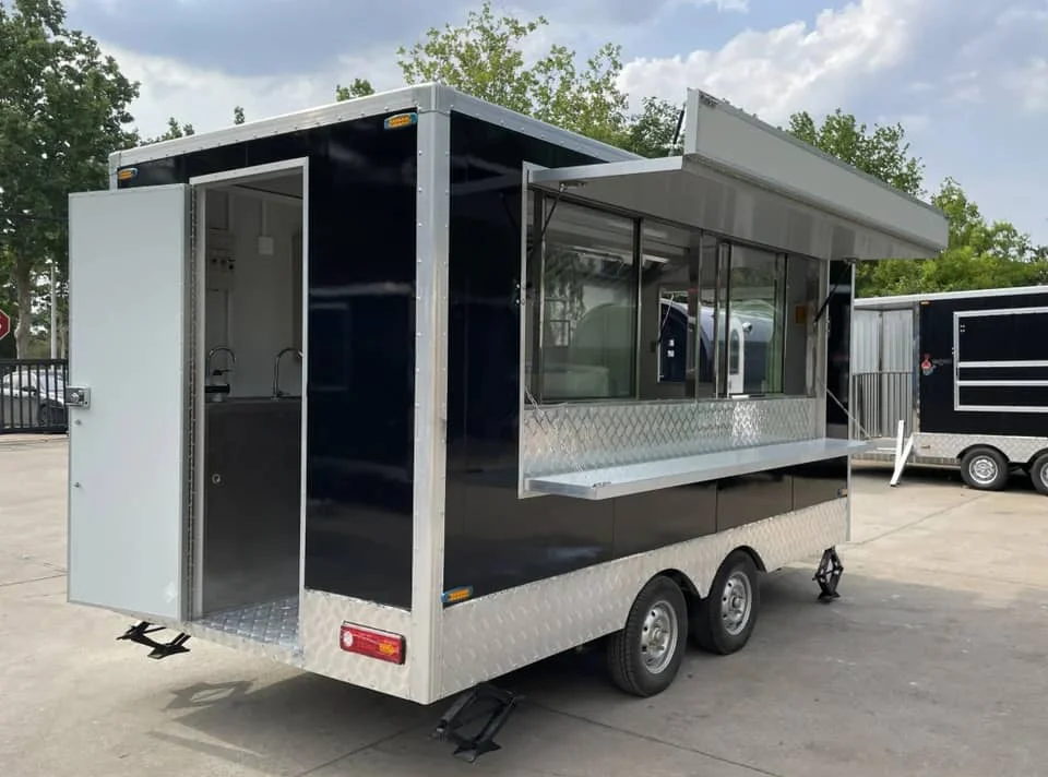 Quality Fully Equipped enclosed mobile food truck trailer for sale