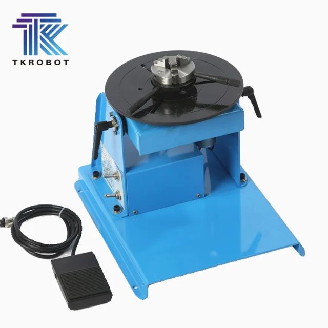 TKweld High Quality 1 Axial Rotator Positioner with Fixture Chuck Rotary Welding Positioner