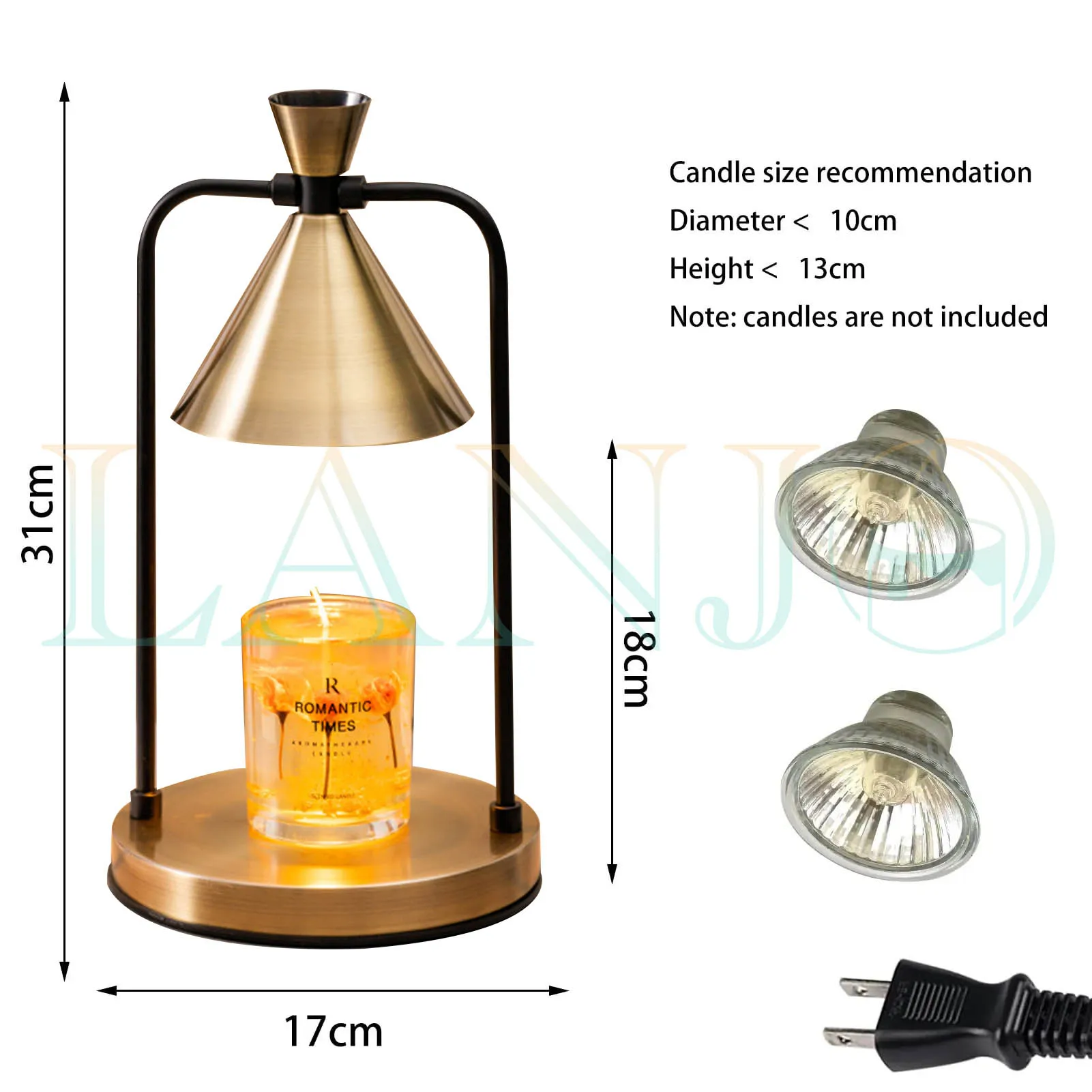 Wholesale Candle Warmer Smokeless Electric Adjustable Temperature