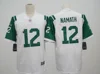 White #12 NAMATH
