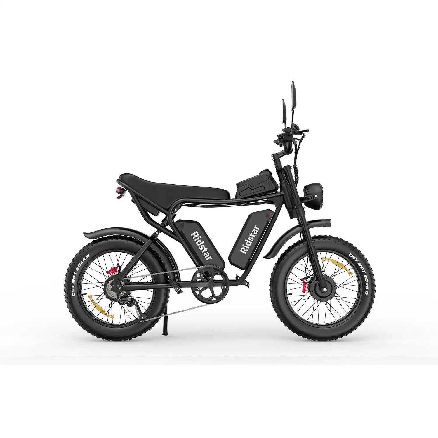 Q20 Pro Off-Road Dual Battery Dual Motor 2000W E-Motorcycle with 34MPH Max Speed and Lithium Battery