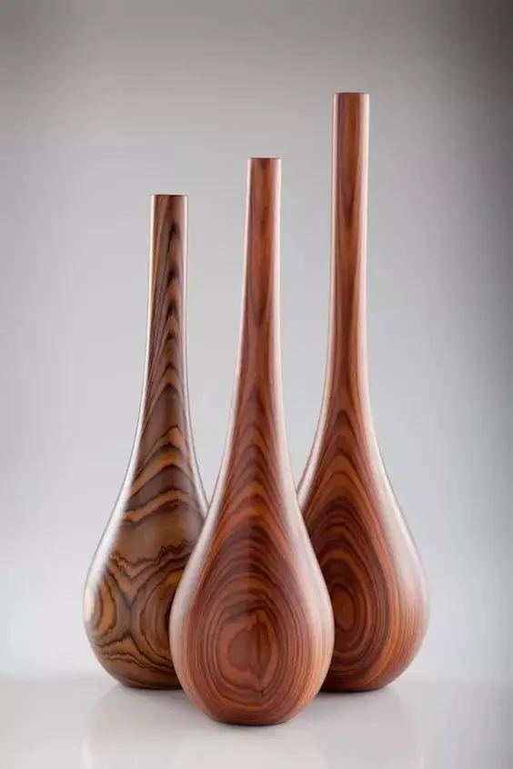 Высокая классическая бамбуковая напольная ваза ручной работы держатель для цветов из дерева для декоративных веток и сухих цветов для любой столовой