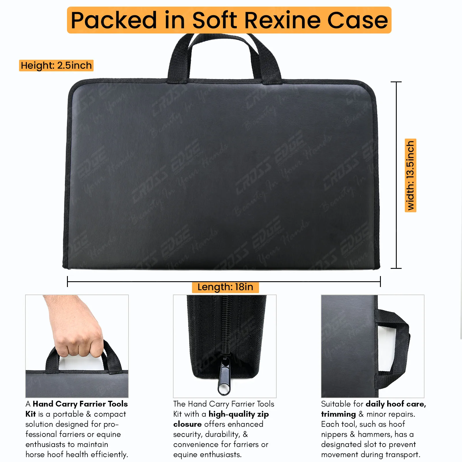 Trousse D'outils Pour Maréchal-ferrant - Kit Pro : Pince à Sabot, Clincher, Râpe - NEUF