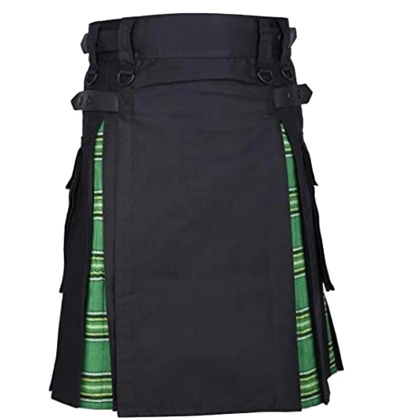 Kilt écossais Pour Homme - Style Vintage, Tartan, Avec Poches - Pour Cosplay, Fête Médiévale, Steampunk, Gothique