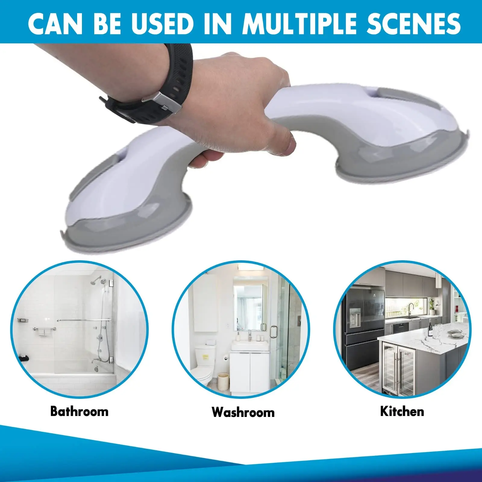 Hoone Handicap Safety Bathtub Armrest Rail Support Customized Shower ...