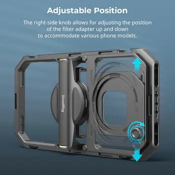SMALLRIG 67mm Strong Magnetic Two-Way Attraction Filter Ring Adapter for Universal Mobile Video Cage 4597 4704 4596 detail image