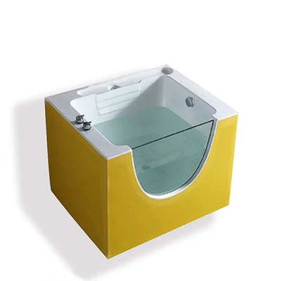 Indoor Whirlpool Massage 1 Piece Standing Spa Bath Tub For Kids Thermostatic Toddler Bathtub