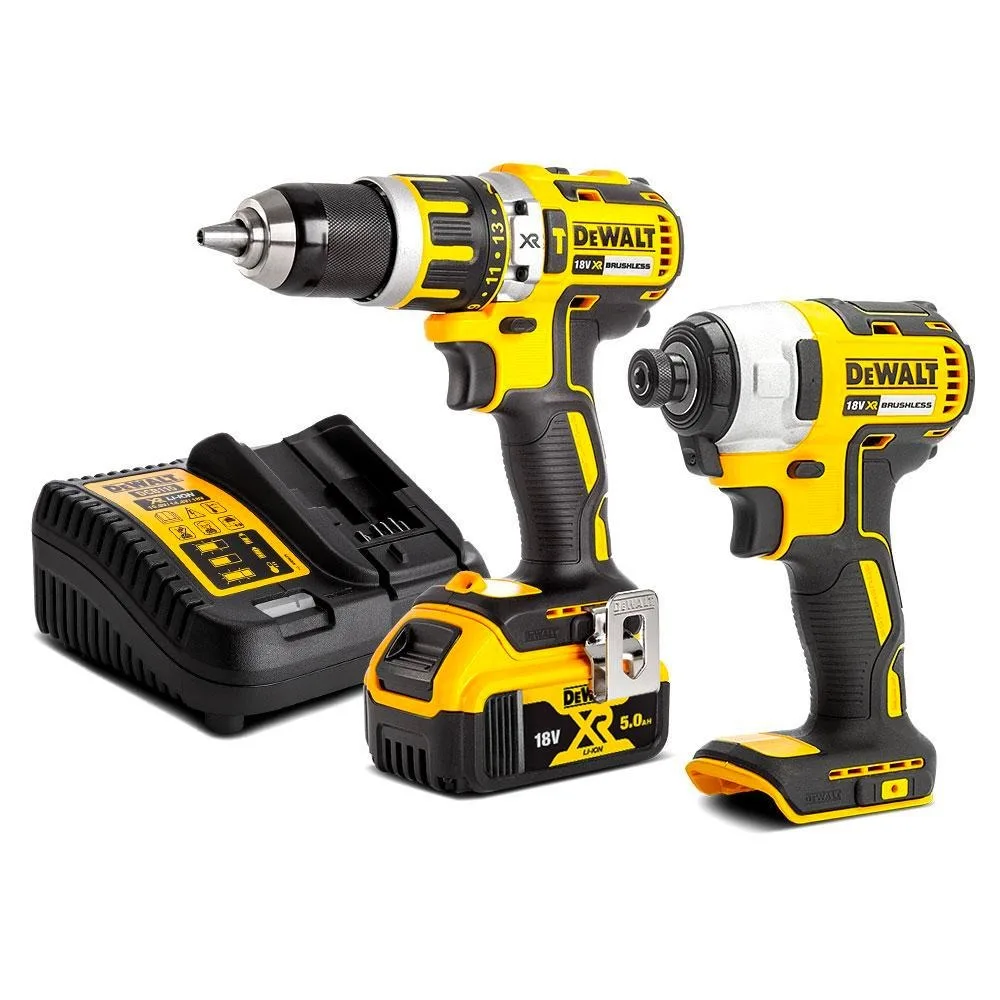 Dewalts Dck2032p1-xe 18v 5ah Xr Li-ion Cordless Brushless 2pce Combo ...