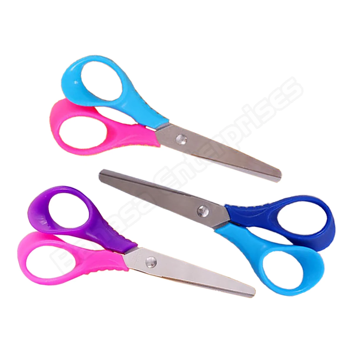 1pc Children's Safety Scissors, Stainless Steel Round Headed