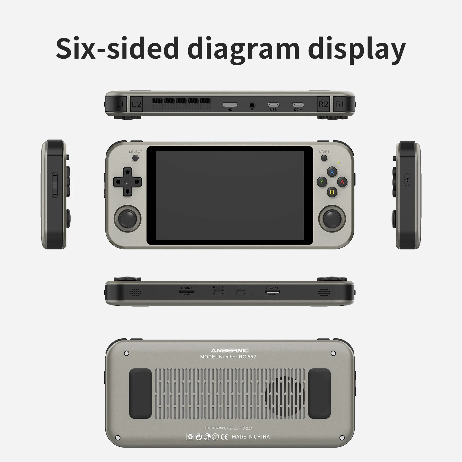 Anbernic RG552 - Dual System Game Console with 5.36 Inch Screen
