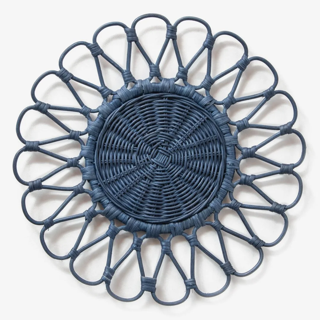 Ecofriendly Rattan Placemat Round Rattan Placemats Table Chargers ...