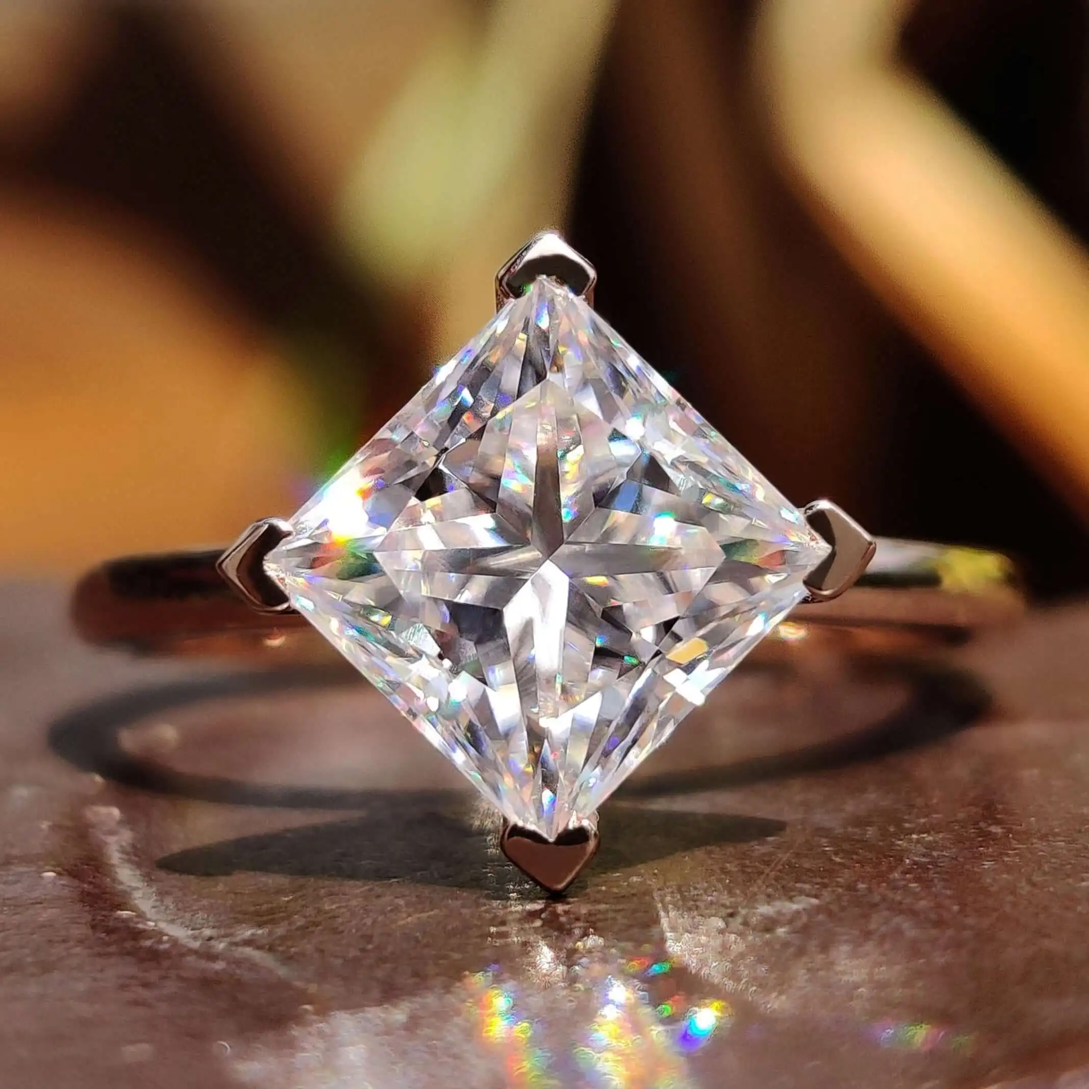 Gia Vvs Lab Grown Created Diamond Solitaire Engagement Ring Women ...