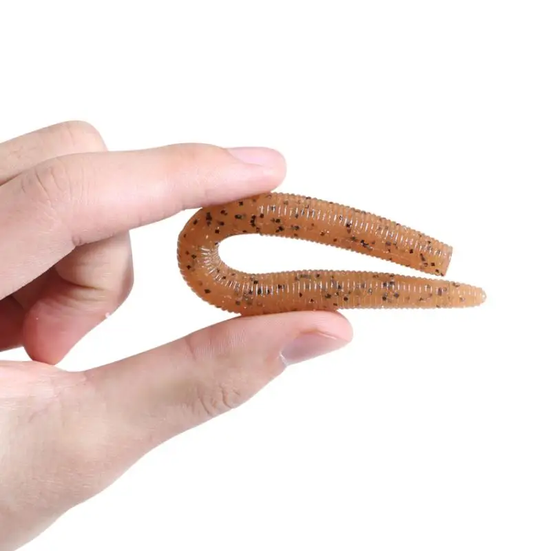 Straight Tail Soft Worm 10g 13.5cm Wacky Fishing Maggot 8 Colors Choice Plastic Senko Worm Soft Lure