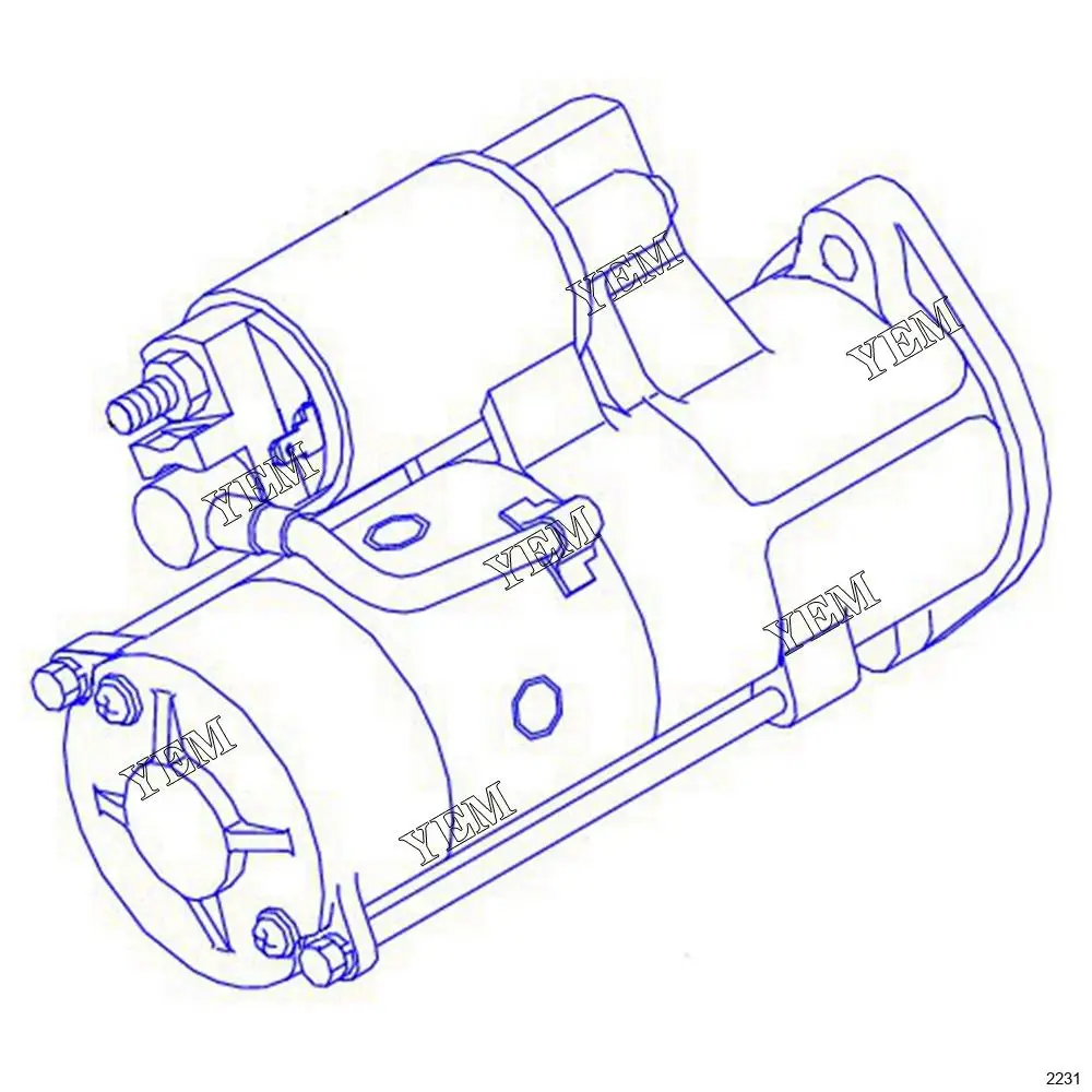 Taiwan Brand New Aftermarket Motor Assembly-Electric Starting (Basic) 418-1463 4181463 for 306E 307E 307E2