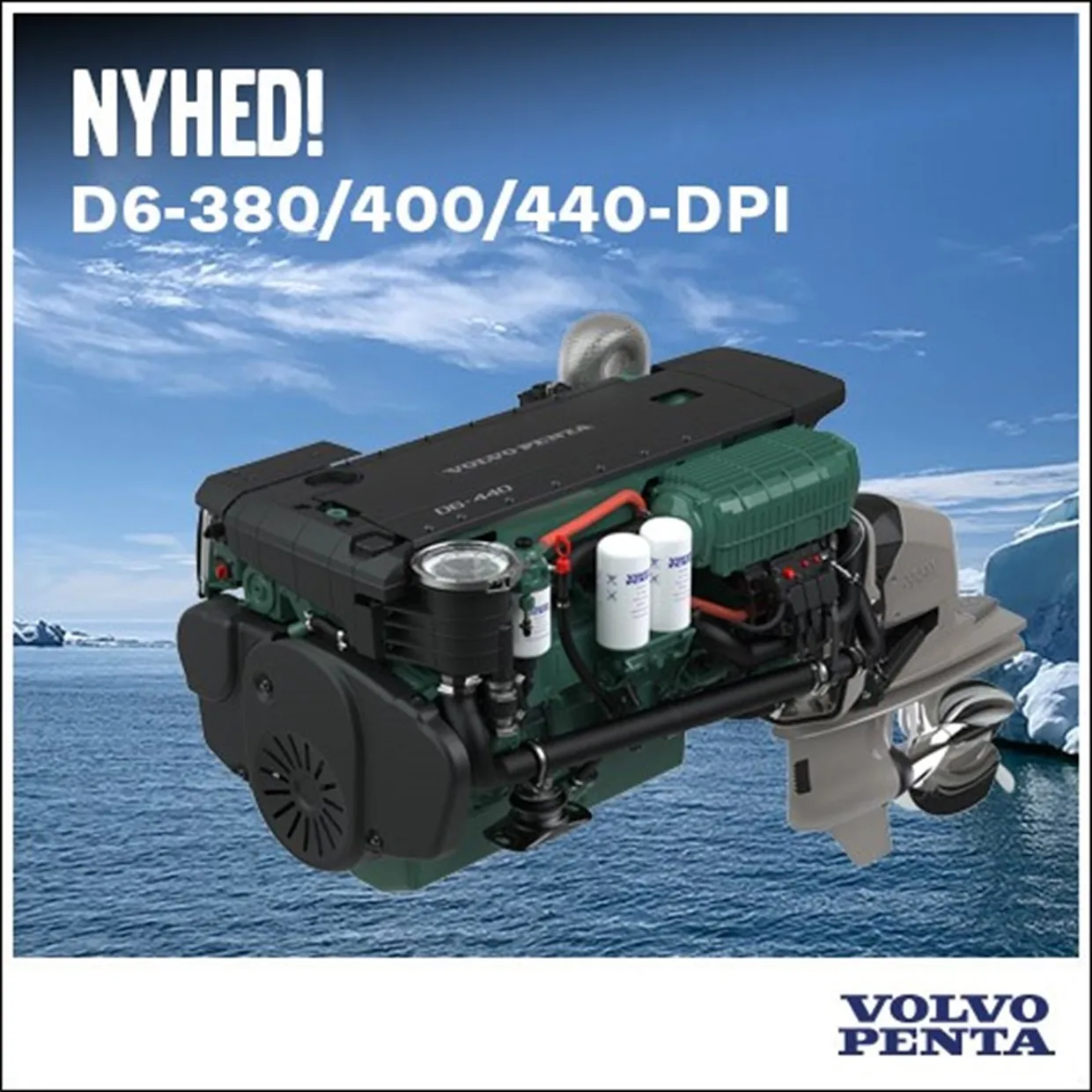 2023 Volvos Penta D6 440 Dpi Base Aquamatic Sterndrive Diesel Boat