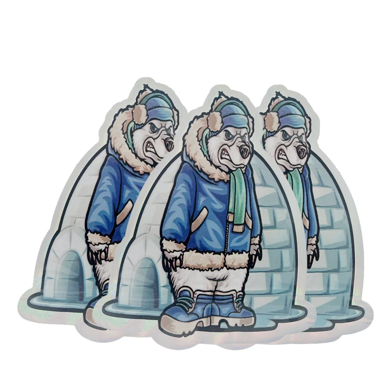 wholesale die-cut special-shaped mylar bags printed holographic