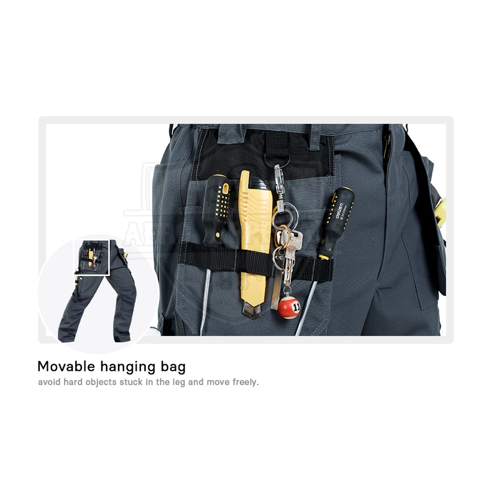 Factory Made Straight Long Work Wear Pants Outdoor Hiking Camping Multi