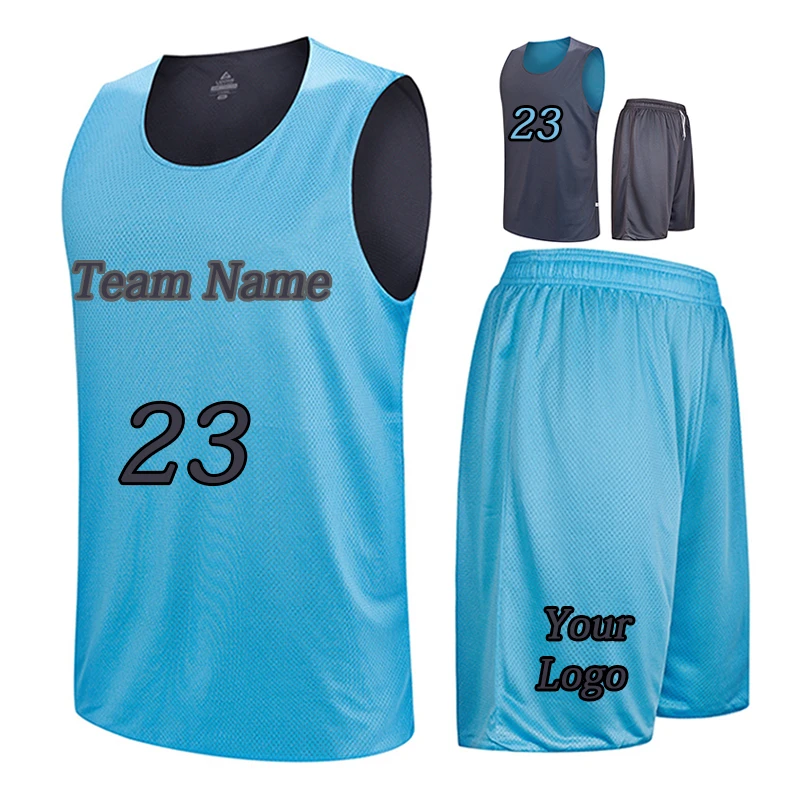 Custom Cheap Reversible Basketball Jerseys Sublimation With Numbers