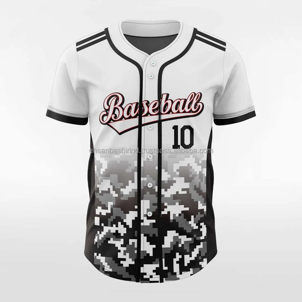 Source New Style Baseball Jersey T-shirt Sublimation Softball