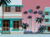 blue pink brown