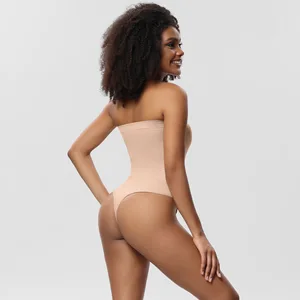 LYNMISS Seamless Body Shaper Thong Shapewear Tummy Control Shaper
