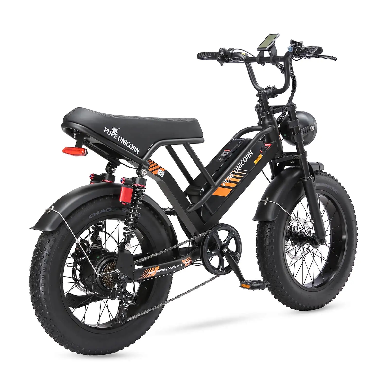 PURE UNICORN U5 Electric Dirt Bike 1000W Sportbike with Lithium Battery Fat Tire Moped Electric Motorcycles