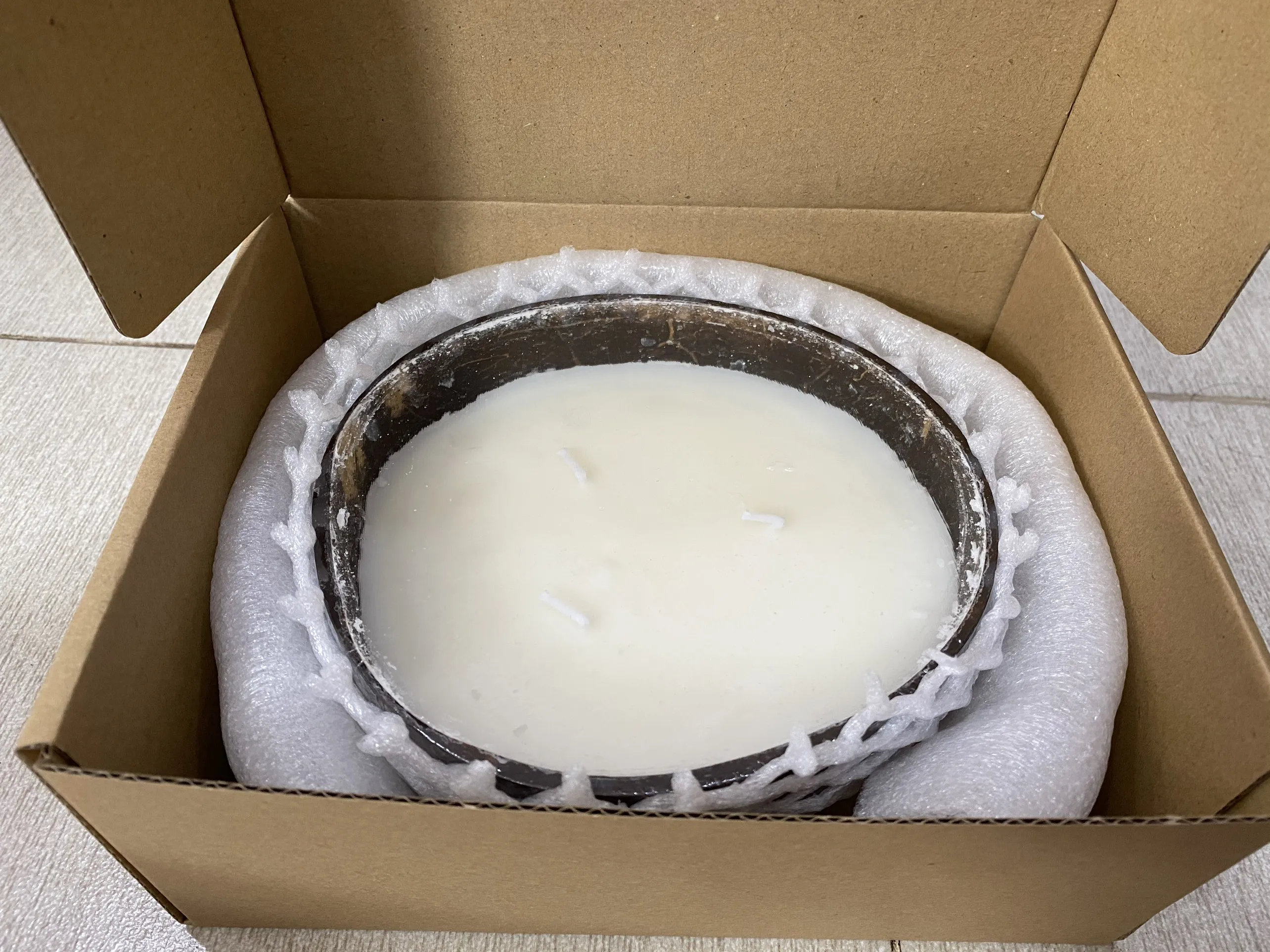 100 Coconut Shell Gift Set Scented Candle Highend Wooden Wick Candle