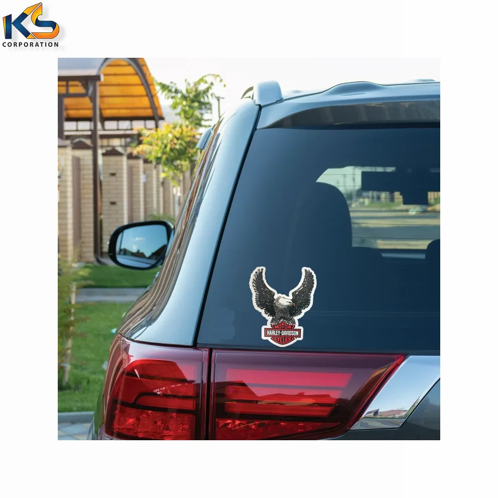 Custom up Wing Eagle Logo Decal Stickers for Motorcycle, Car, Lockers, Water Bottle Decoration Stickers